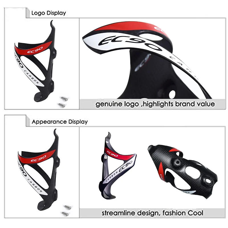 Description Picture 4 of itemEC90 Ultralight Carbon Fiber Road MTB Bikes Bottle Cage Bicycle Bottle Riding Equipment Water Cup Holder Cycle Equipment Parts