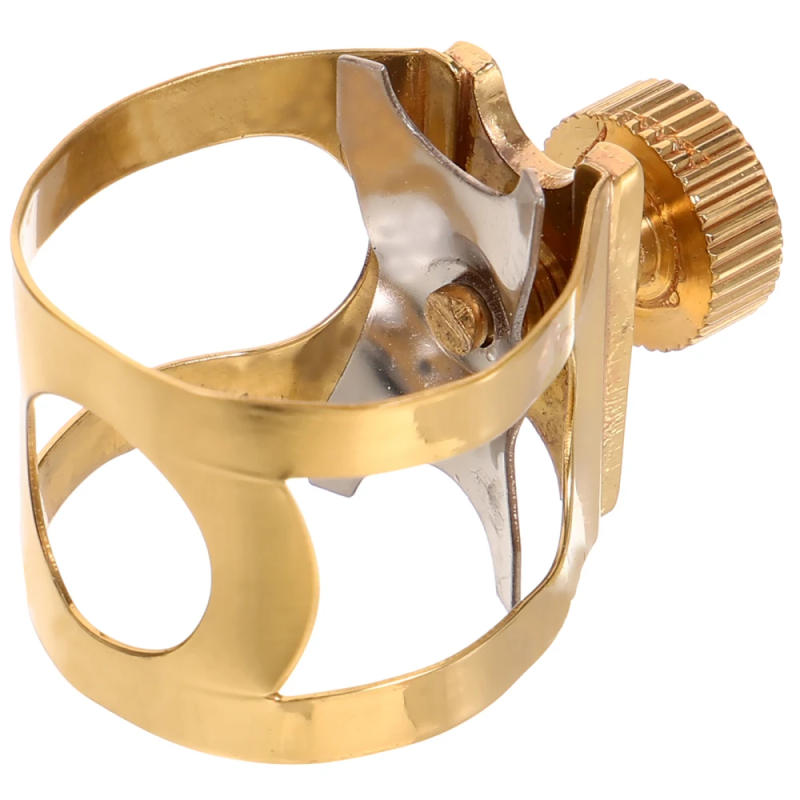 Description Picture 2 of itemSax Ligature Pipe Clamp Musical Instrument Saxophone Parts Brass Reed Clips Alto