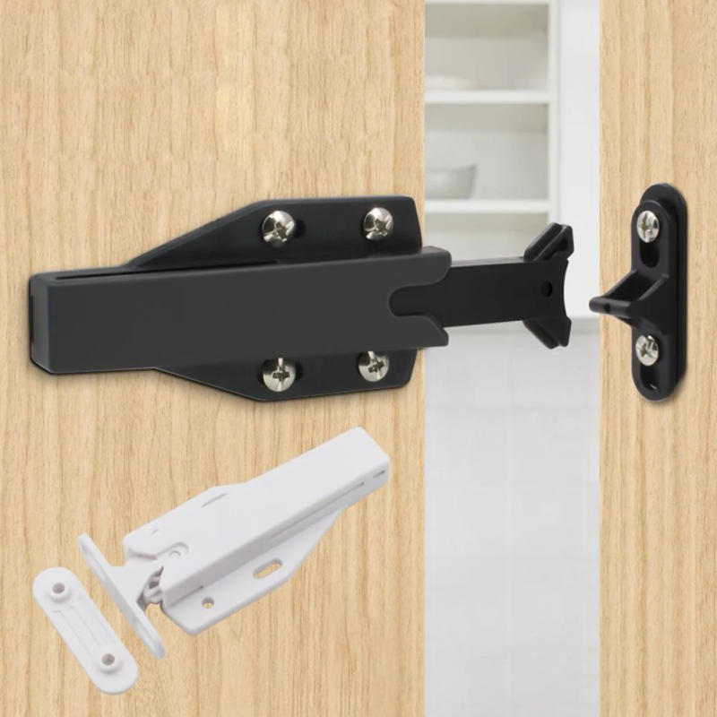 Description Picture 2 of itemDoors Catches Latch ABS Push To Open Touch Release Door Latch Hinge Cupboard Cabinet Hinges Invisible Rebound Home Hardware