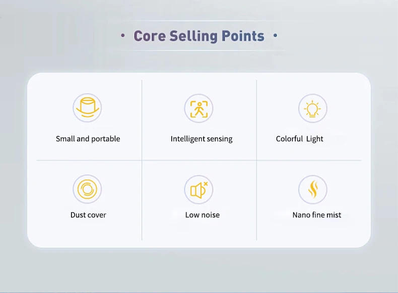 Description Picture 3 of itemAuto Essential Oil Diffuser Room Fragrance Electric Aromatic Oasis Usb Aroma Diffuser Spraying Mini  Air Freshener Device Office