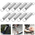 10 Pcs Stainless Steel Tension Spring Small Springs Kit Extended Compressed Suite Extension Compression For Crafts Crafting