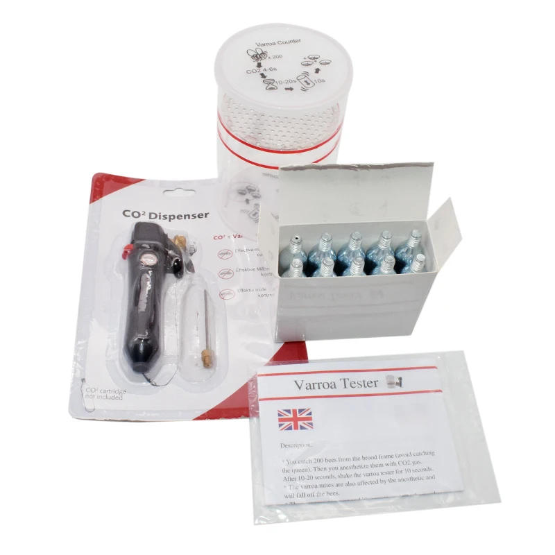 Description Picture 6 of itemVarroa Tester CO2 for Honey Bees Varroa Easy Check Test Bee Mite Monitoring Tool for Beehive Beekeeping Supply Beehive Equipment