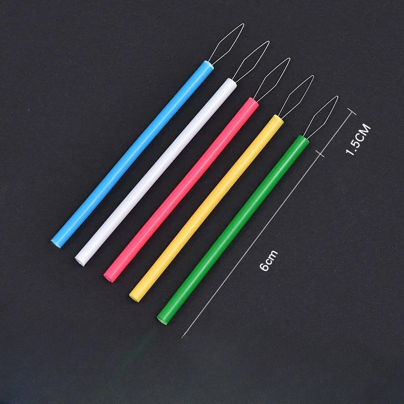 Description Picture 2 of itemCylindrical Colorful Needle Threader Sewing Threader Diy Sewing Accessories Leader Beader Threading Needle Shenqi Sewing Tools