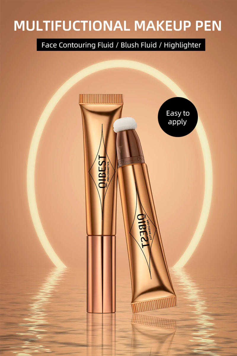 Description Picture 4 of itemQIBEST Cream Bronzer Contour Blusher Beauty Wand Highlighter Blush With Cushion Liquid Face Bronzer Wand Stick Applicator Makeup