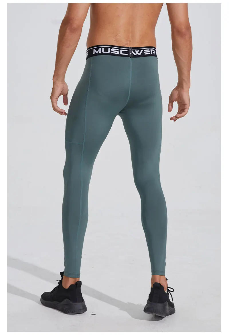 Description Picture 6 of itemSports tight quick drying built-in pockets elastic training leggings running fitness pants baggy pants trousers