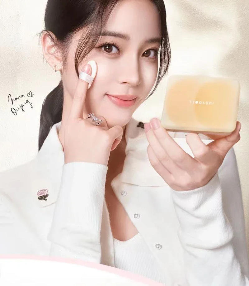 Description Picture 3 of itemJudydoll Dual Contour Highlighter Plate Matte Bronze Powder Cream Brighten Face 3D Makeup With Brush