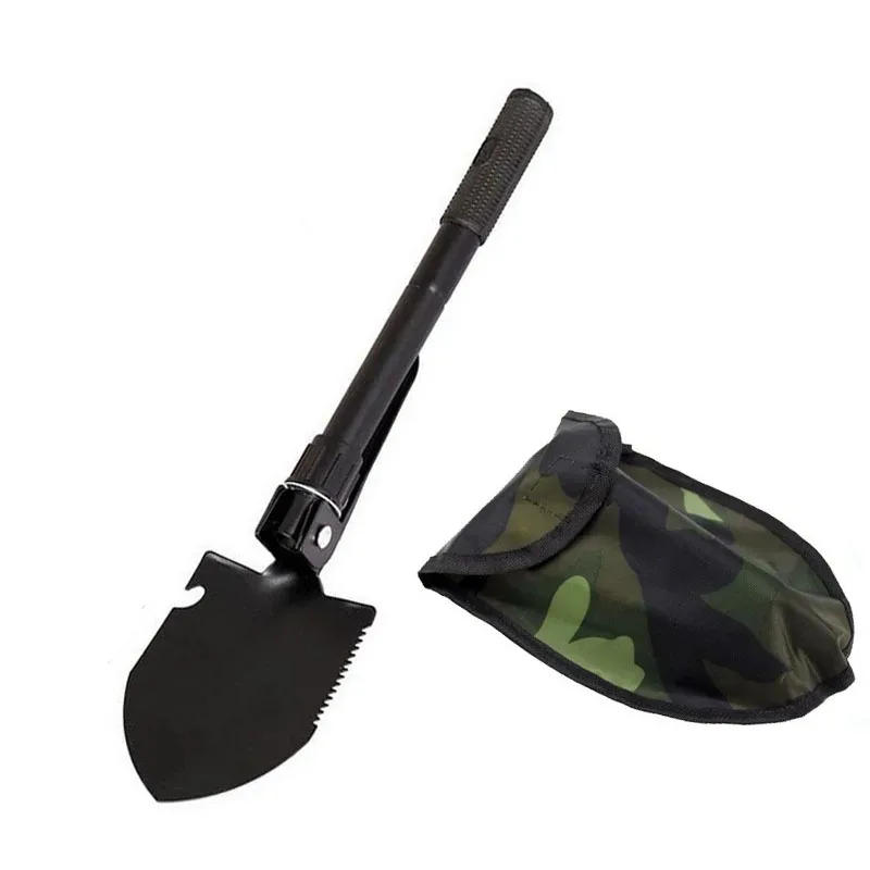 Description Picture 2 of item1PC Engineer Shovel Military Shovel Outdoor Multifunctional Folding Military Vehicle Camping Fishing  Pickaxe