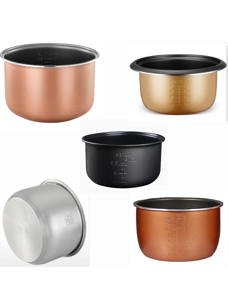 Description Picture 2 of itemRice Cooker Liner General Food Stainless Steel Uncoated Thickened 2L3L4L5L6L8L Rice Cooker Inner Pot