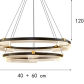 2 rings 40 60cm