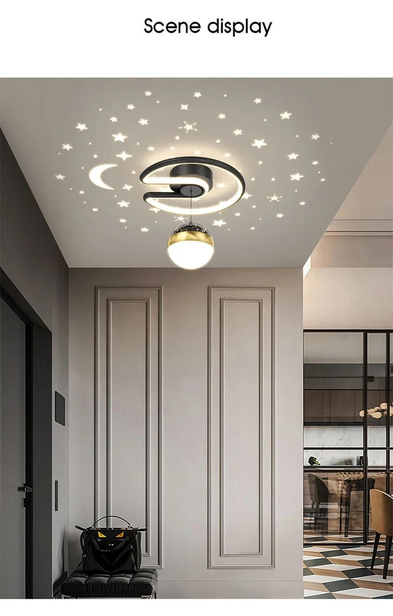 Description Picture 4 of itemModern LED Ceiling Light Indoor Lighting Bedroom Living Kitchen Dining Room Corridor Balcony For Home Decoretion Ceiling Lamp