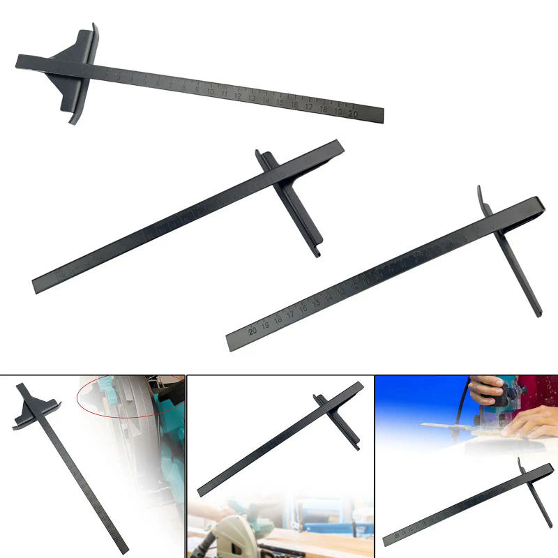 Description Picture 4 of itemCordless Circular Saw Rip Fence Saw Guide Multi Use Assembly Depth Ruler Woodworking Measuring Tool Positioning Ruler