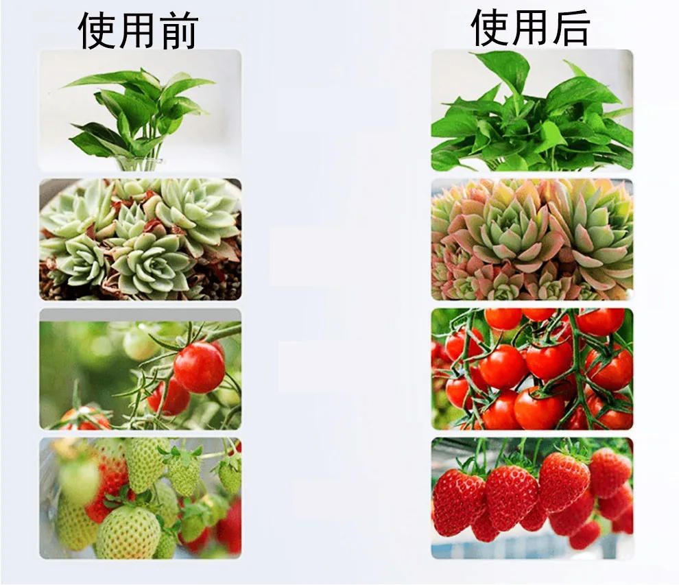 Description Picture 4 of item2/3/4 Fan leaf Foldable LED Grow Light Full Spectrum E27 Plant Growing Light Phytolamp Bulb For Indoor Plants Flower Seedling