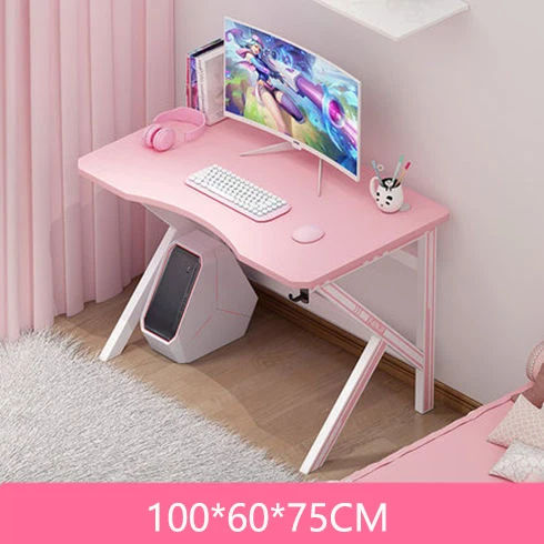 Pink Gaming Desk Girls Study Desk Laptop