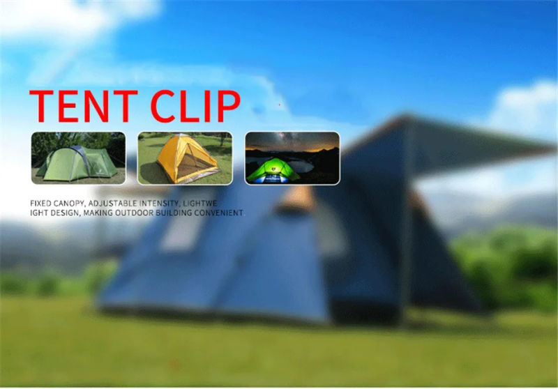 Description Picture 2 of item5pcs/pack Tarpaulin Clip Heavy Duty Tarp Tent Lock Clip Buckle Outdoor Awning Canopy Wind Rope Clamps Shark Fasteners Clips