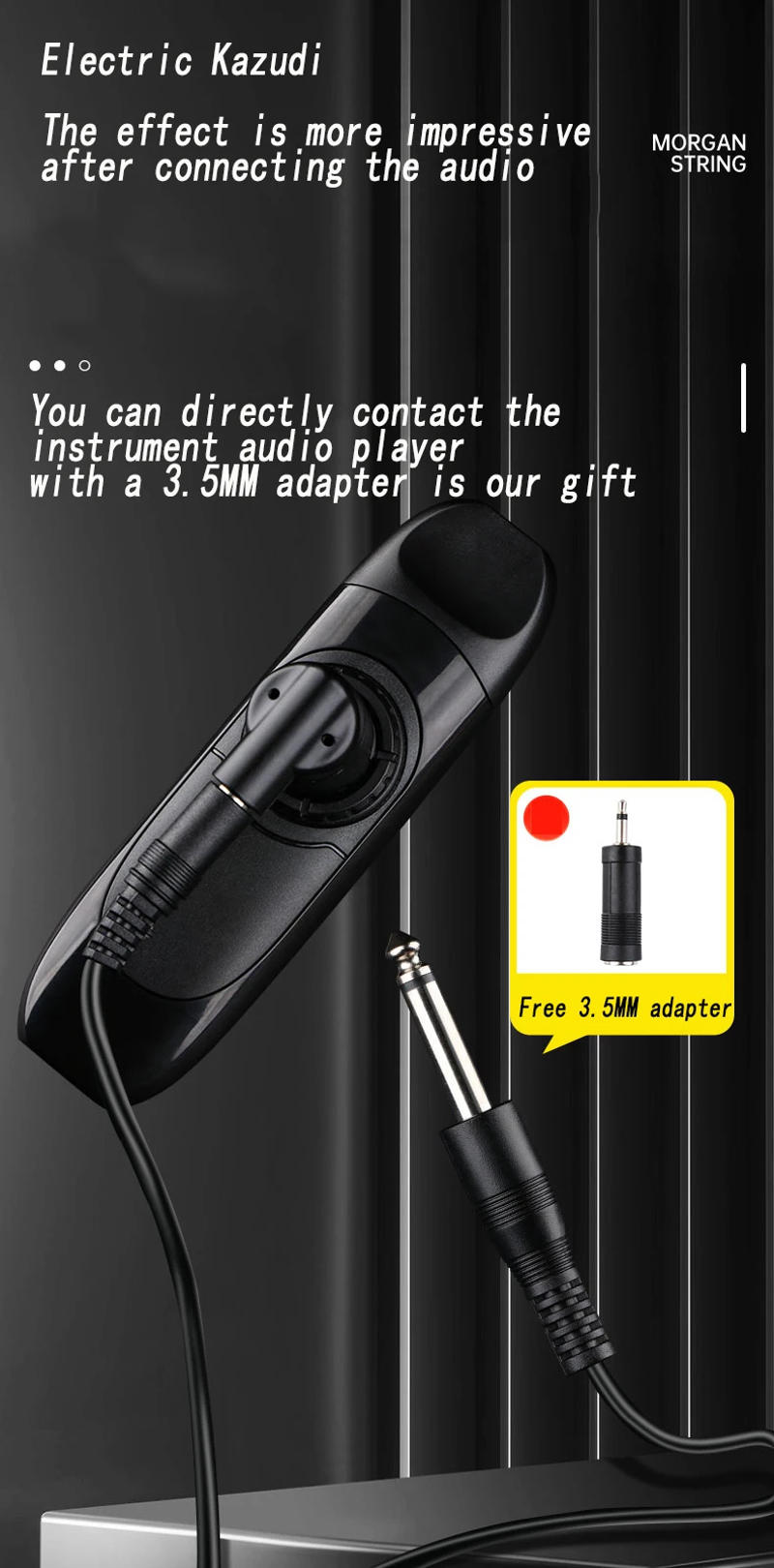 Description Picture 3 of itemElectronic Kazoo Musicial Learn Easily Orff Plays ABS Material Woodwind Music Gift Best Companion For Any Musical Instruments