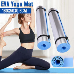 Anti-skid Yoga Mat Sports Fitness Mat 6/10MM Thick EVA Foam Yoga Mat for Exercise Yoga Pilates Gymnastics Mat Home Gym