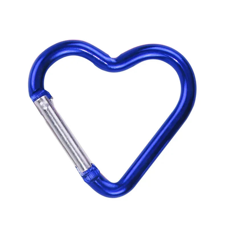 Description Picture 5 of item1PC Outdoor Carabiner Heart Shape Keychain Metal Ring Buckle Climbing Clip Hook Outdoor Tool Hiking Survival Equipment Accessory
