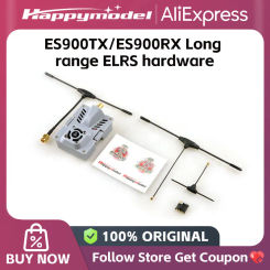 HappyModel ES900TX ES900RX 915Mhz 868MHz ExpressLRS ELRS RF Module Receiver Set for RC Airplane FPV Long Range Drone DIY Parts