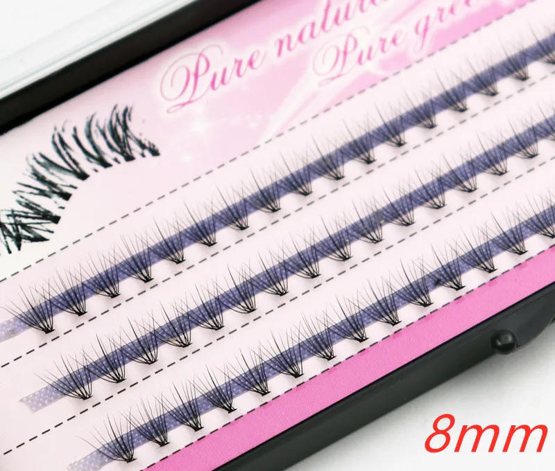 Description Picture 5 of item60 clusters/box individual eyelash clusters fake eyelashes, grafted eyelashes, 10D 0.1mm thick C-roll natural eyelash extension