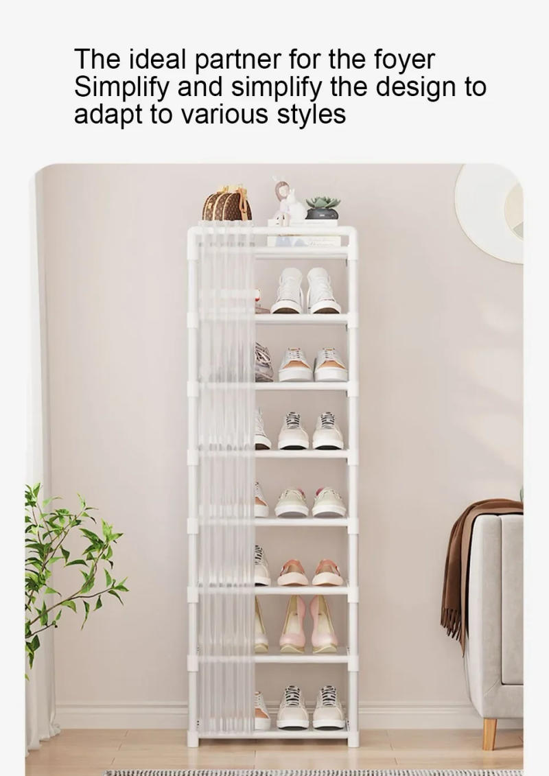 Description Picture 6 of itemMultilayer Dustproof  Shoe Rack Home Furniture Shoe Rack Organizer Closet Shoe-shelf Shoes Storage Rack Living Room Shoe-shelf