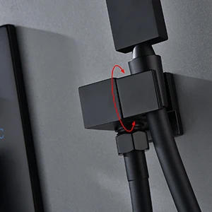 Description Picture 6 of itemSystem with High Pressure Rainfall Head, Handheld Head, Bathtub Faucet Trim Kit and 3 Function