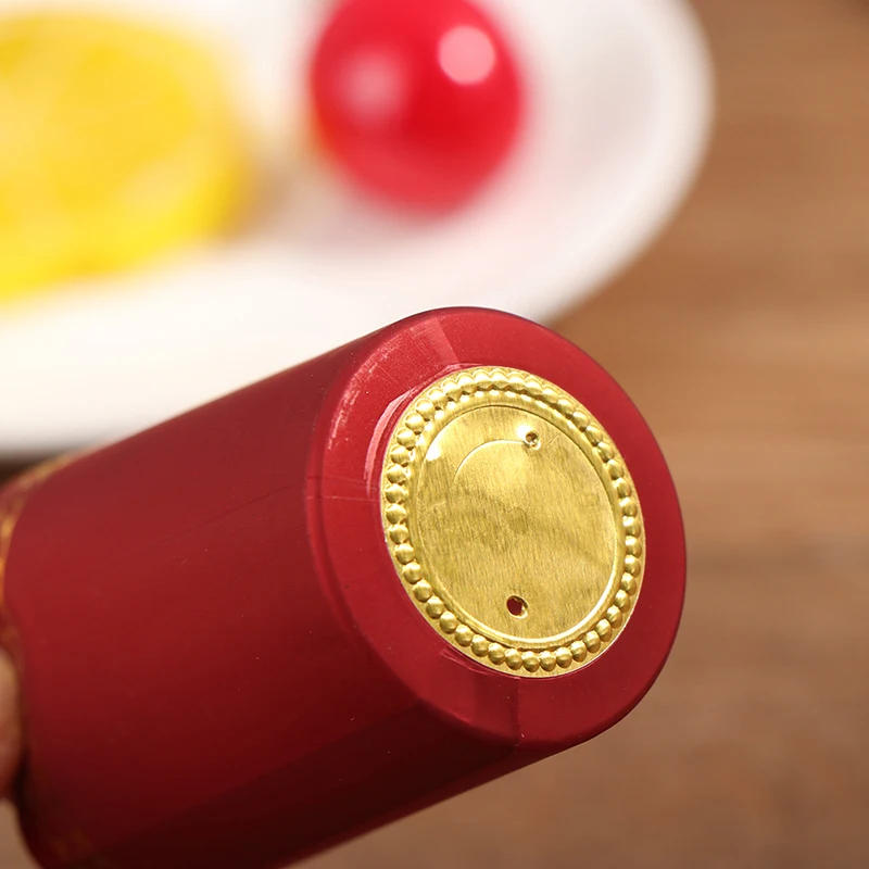Description Picture 6 of item10pcs Wine Bottle Heat Shrink Capsules Cover Sealing Red Wine Heating Shrinkable Caps Airtight Shrinking Film Home Bar Supplies