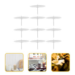 Candle Plate Stand Fixing Tealight Wax Craft Tray Wedding Candles Holder Cones Fixator Iron Pillar Accessories