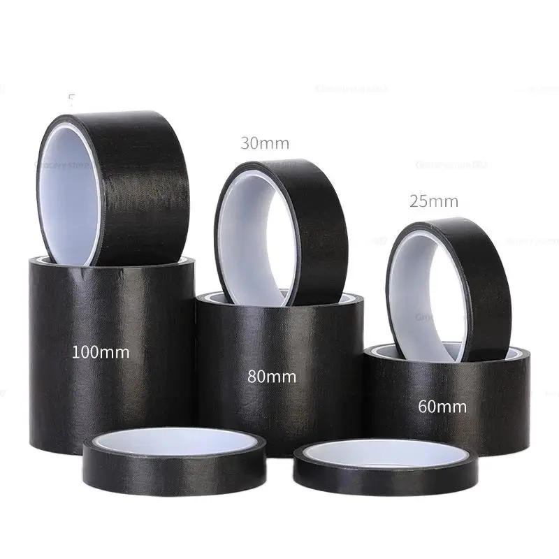 Description Picture 5 of item0.13-0.18-0.25mm Thickness Tefl PTFE Insulation Friction Resistant 300° High Temperature Black Special Tape Multi Width HEI-8037