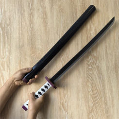 Assembled Demon Slayer Katana Original Anime Sword Cosplay Weapon Orange Rengoku Kyoujurou Tomioka Giyuu Swords 72cm