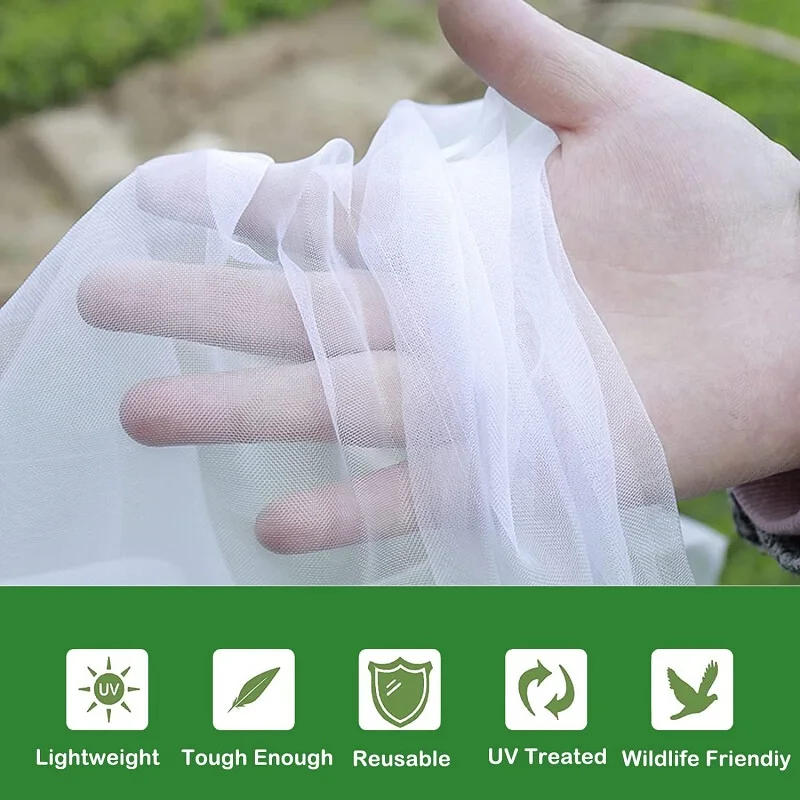 Description Picture 5 of itemGarden Plant Insect Protection Net Vegetable Flower Fruit Woven Mesh Greenhouse Pest Control Protective Net Plant Anti-Bird Net