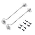 Door Lock Gate Latch Rust-Resistant Closet Cabinet Sliding Door Privacy Hooks Latch Hardware Kit