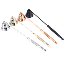 Bell-shaped Candle Extinguisher Alloy Candle Wick Cover Anti-smoke And Smell Candle Making Kit Accessories Home DIY Xmas Gifts