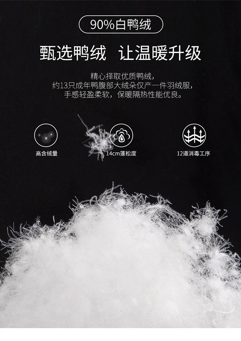 Description Picture 5 of itemZDT-8038 Men's Winter New Leather And Fur Integrated Thickened Coat With Lapel Collar Genuine Leather Coat Down Coat Jacket