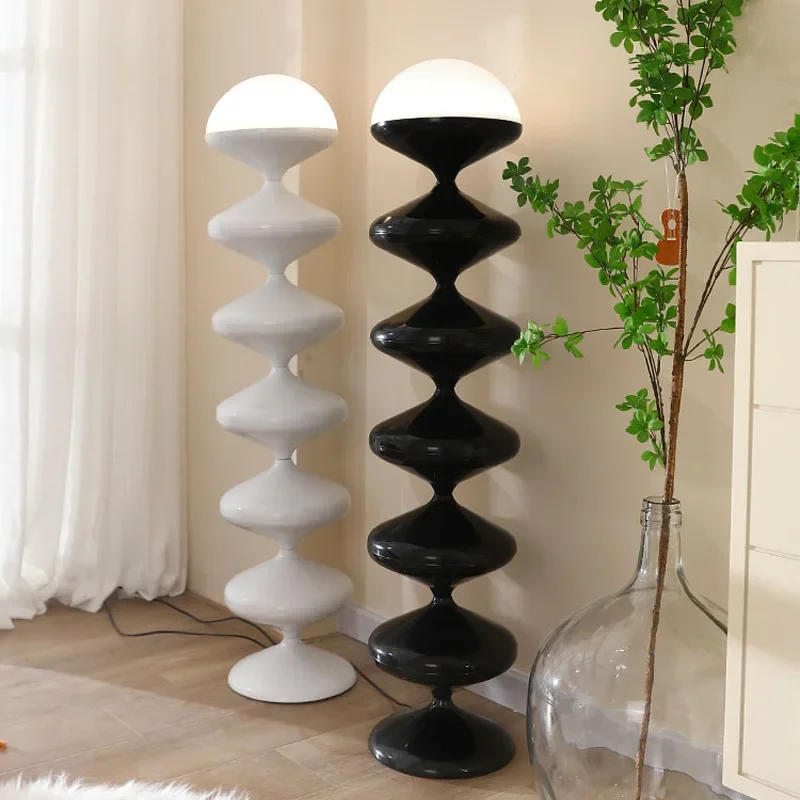 Description Picture 6 of itemWarm Halo Gourd Floor  Lamp Decoration Simple Standing Floor Light Living Room Bedroom Beside Sofa Corner Lamp