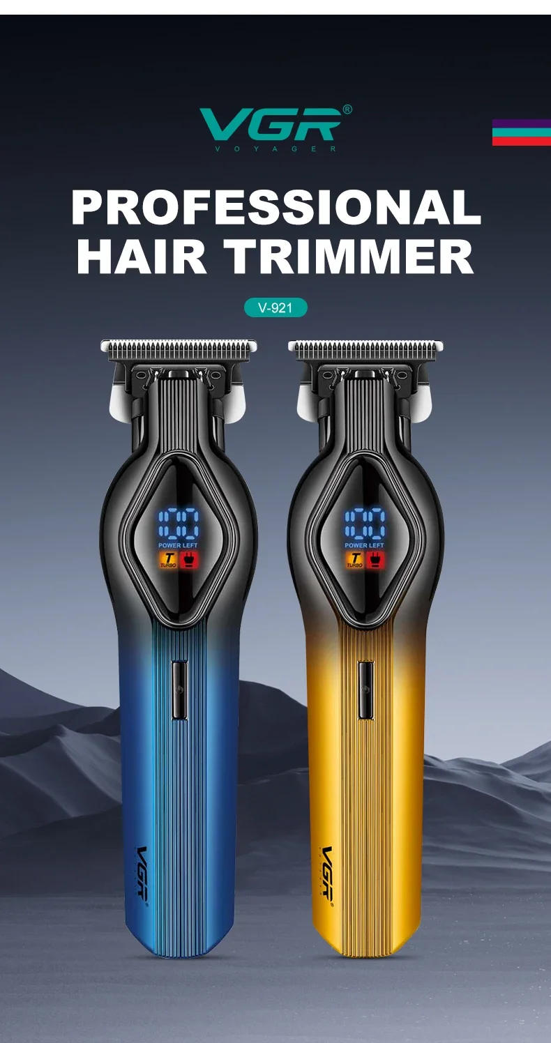 Description Picture 3 of itemVGR Hair Clipper Rechargeable Hair Trimmer Professional Hair Cutting Machine Cordless Barber Plastic Trimmer for Men V-921