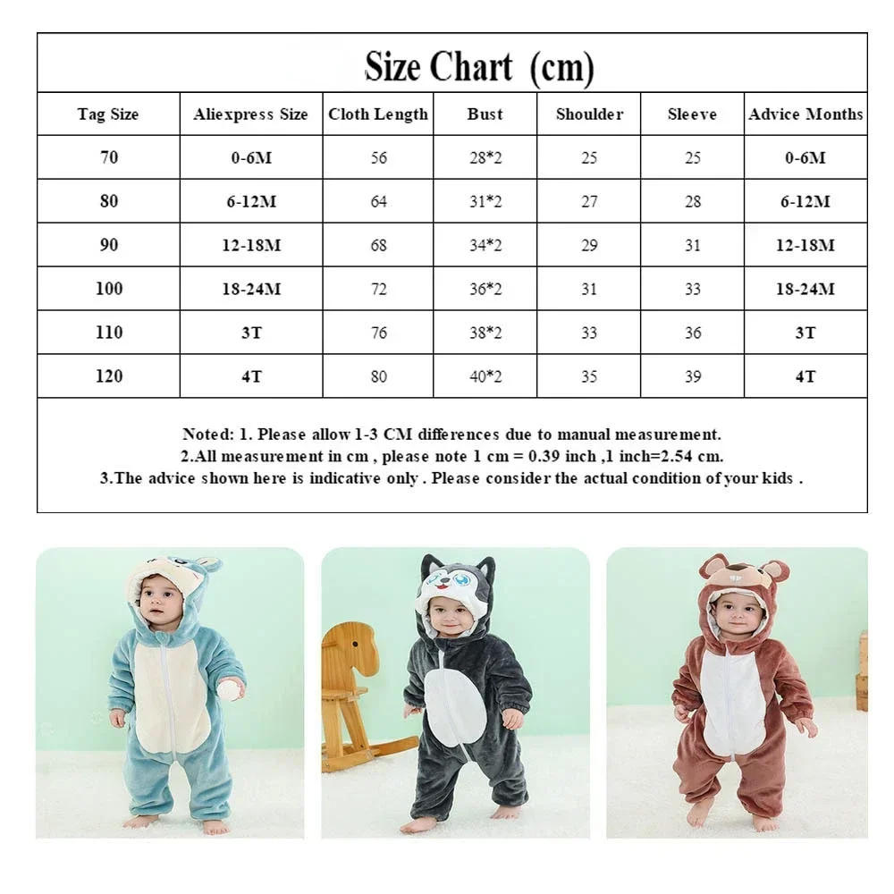 Description Picture 2 of itemNewborn Kids Monkey Kigurumi Pajamas Winter Thick Baby Blanket Slppers Toddler Infant Clothes Hooded Animal Pyjamas Sleepwear