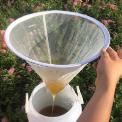 1 Pcs White Honey Filter Screen Nylon Cone Honey Fiber Net Layer Purifier Beekeeping Equipment Bee Tools