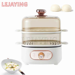 Egg Boiler Double Layers Electric Egg Cooker Steamer Corn Milk Steamed Rapid Breakfast Multifunction Cooking Appliances Kitchen