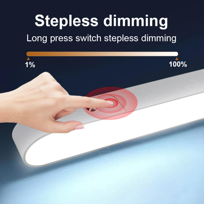 Description Picture 4 of item6200mAh LED Desk Lamp Eye-protection Magnetic Table Lamp Stepless Dimming Lights USB Rechargeable Lantern Student Reading Light