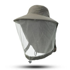 Outdoor Fishing Cap Anti Mosquito Insect Hat Fishing Hat Bug Mesh Head Net Face Protector Camping Hats Fishing Cap