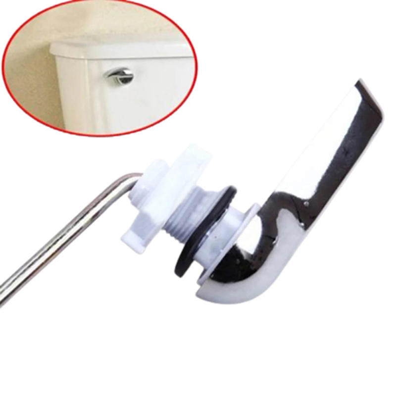 Description Picture 6 of itemDurable Hot Handle Switch Toilet Brass Chrome Flush Lever Master Plumber Push Replacement Side Square Tank Arm