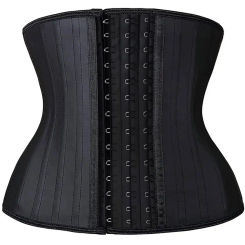 11.8 inch 30 CM Torso Corset For Women Latex Waist Trainer Tight Band Slim Figure Manager Waist 25 Steel Boned Abdominal Band