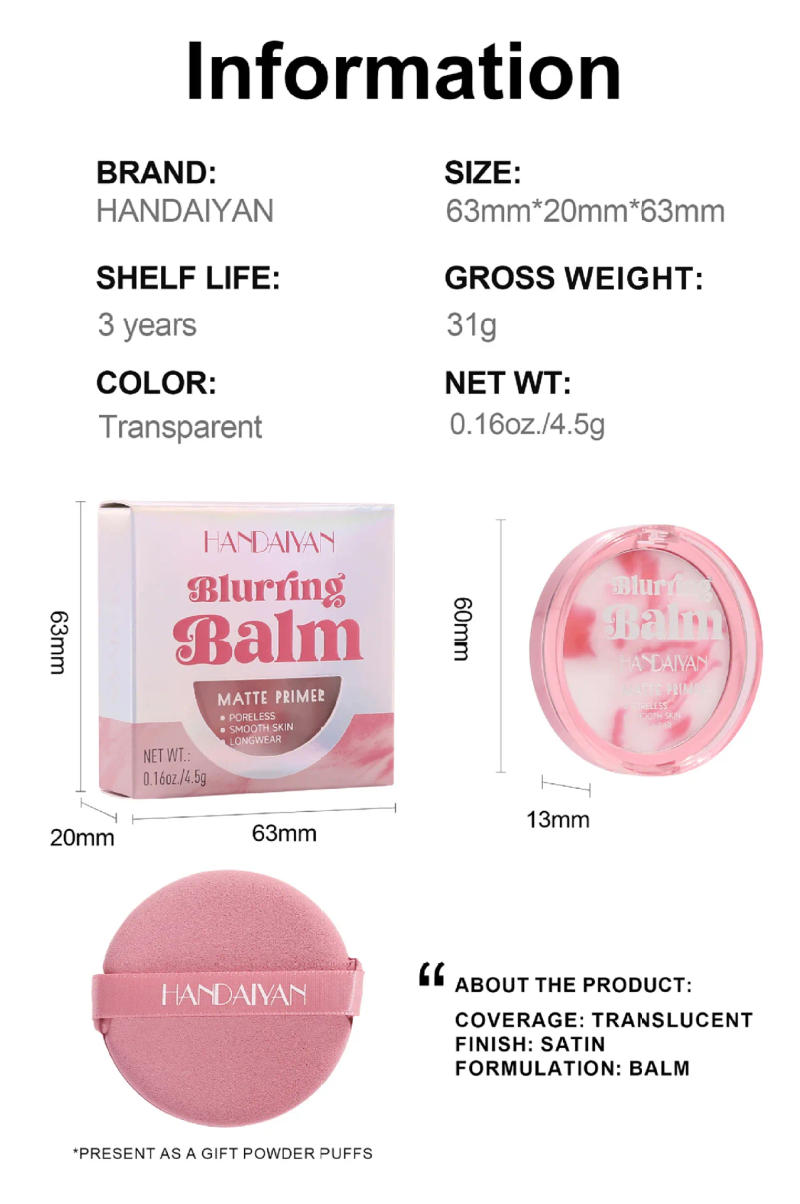 Description Picture 3 of itemPowder With Puff Natural Oil Control Face Loose Powder Matte Waterproof Lasting Brighten Facial Modification Cosmetics Makeup