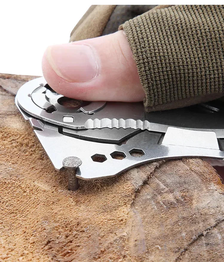 Description Picture 5 of itemWallet Card Knife Outdoor Pocket Tools High Quality New Multi-functional Combination Tool 440 Stainless Steel