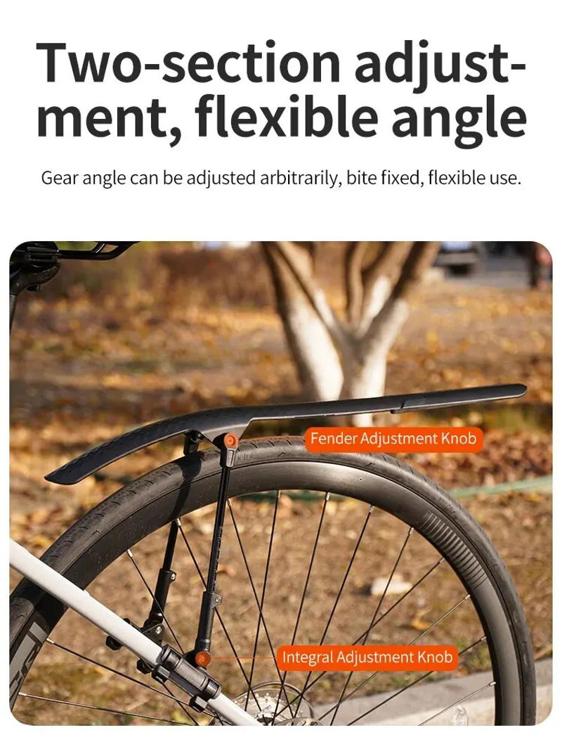 Description Picture 6 of itemRrskit Bike Fenders Quick Release Lightweight Road Bicycle Fenders 700C Rear Or Front Bike Mud Guard Adjustable Easy to Install