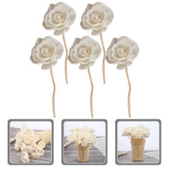 5 PCS Aromatherapy Accessories Incense Sticks Diffusers Decors Room Reeds Perfume Wedding Wooden Household Dried Flower