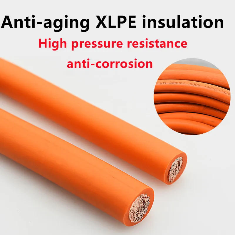 Description Picture 2 of itemXLPE sheathed EVR new energy vehicle high voltage copper core power cable 13 11 9 7 5 3 2 0 AWG high voltage resistance