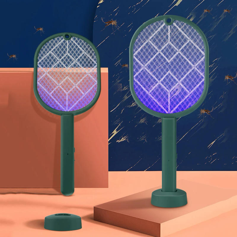 Description Picture 6 of item2 IN 1 Electric Mosquito Swatter Mosquito Killer 450mah USB Rechargeable Angle Adjustable Electric Bug Zapper Fly Bat Swatter