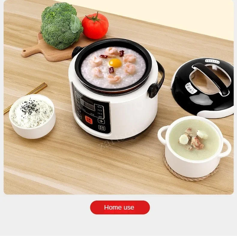 Description Picture 5 of item12V 24V Mini Car Rice Cooker 1.6L car trucks electric soup porridge cooking machine food steamer warmer fast heating lunch box