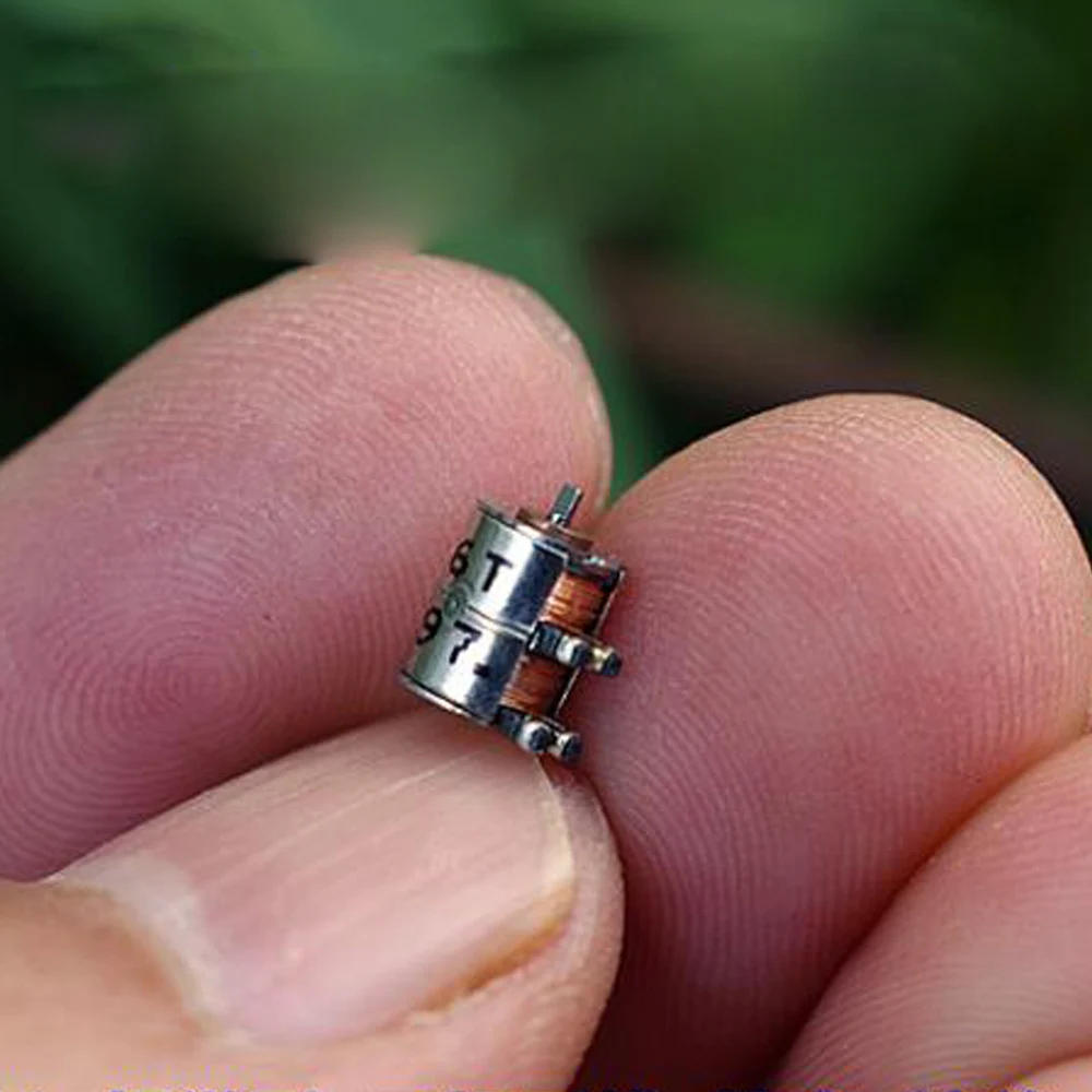 Description Picture 5 of item5PCS Micro Mini DC 5V Ultra-mini 2-phase 4-wire 4.5MM 4.9MM Precision Micro Stepper Motor DIY Accessories 4.5mm*8.6mm